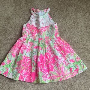 NWOT lilly Pulitzer girls printed cotton dress-5